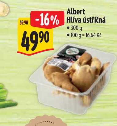 Albert  Hlíva ústřičná 300 g