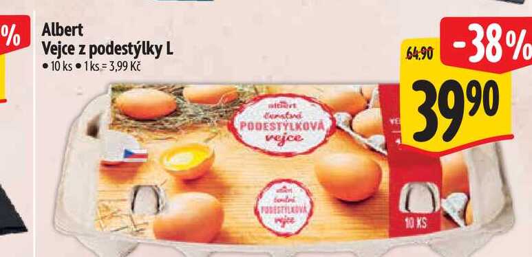 Albert Vejce z podestýlky L 10 ks Albert