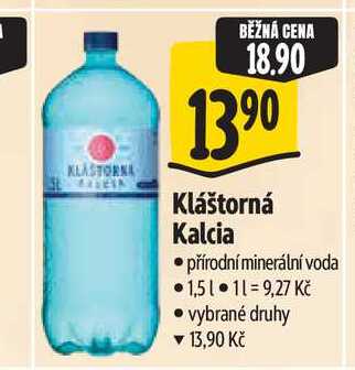 Kláštorná Kalcia 1,5 l