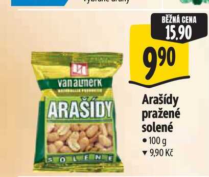  Arašídy pražené solené 100 g  