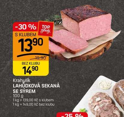 Lahůdková sekaná se sýrem 100g