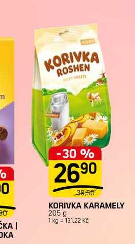 KORIVKA KARAMELY 205 g