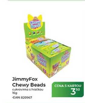 JimmyFox Chewy Beads cukrovinka s hračkou 16g