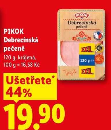 PIKOK Debrecínská pečené, 120 g