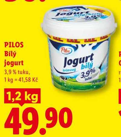 PILOS Bílý jogurt, 1 kg