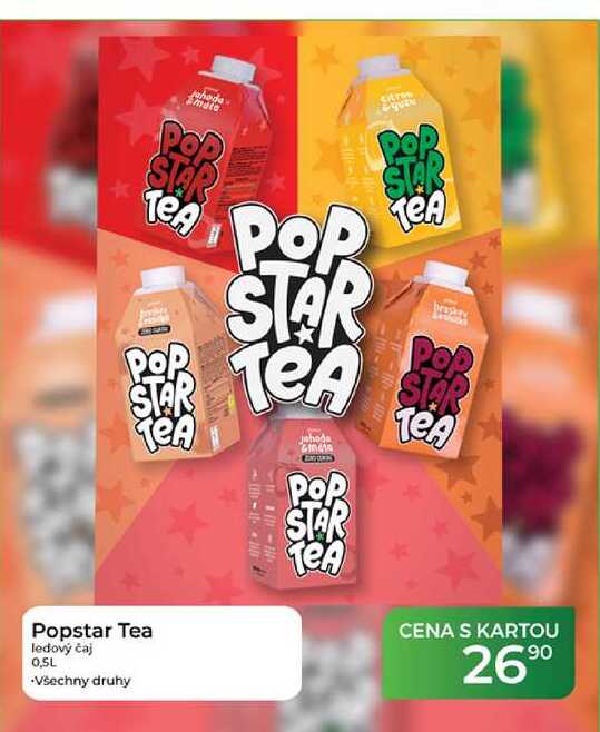 Popstar Tea ledový čaj 0,5L