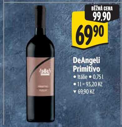 DeAngeli Primitivo 0,75 l
