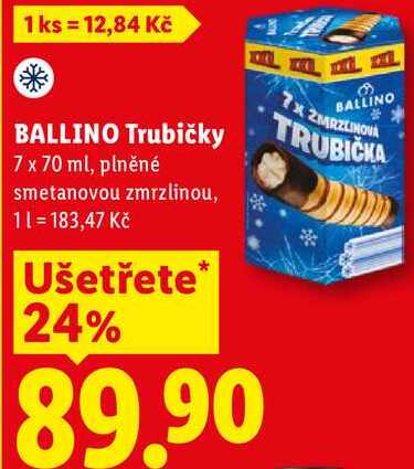 BALLINO Trubičky, 7 x 70 ml 