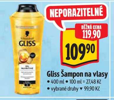 Gliss Šampon na vlasy 400 ml