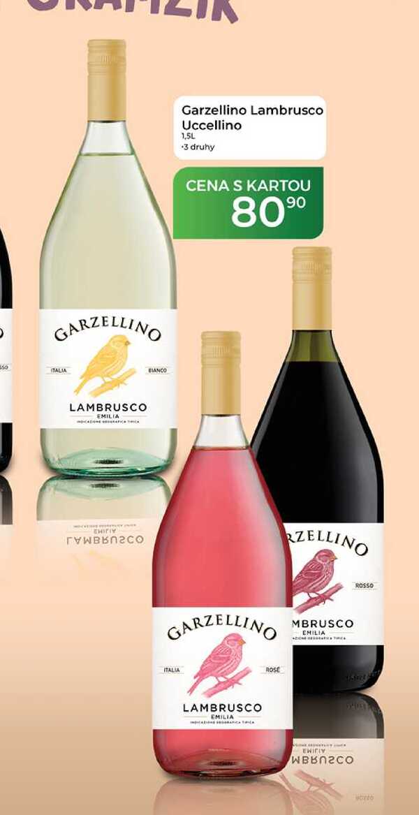 Garzellino Lambrusco Uccellino 1,5L
