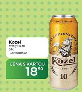 Kozel světlý Plech 0,5L