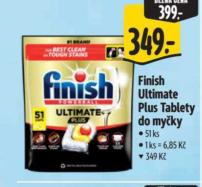 Finish Ultimate Plus Tablety do myčky 51 ks