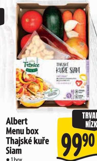 Albert Menu box Thajské kuře Siam 1 box