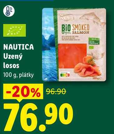 NAUTICA Uzený losos, 100 g
