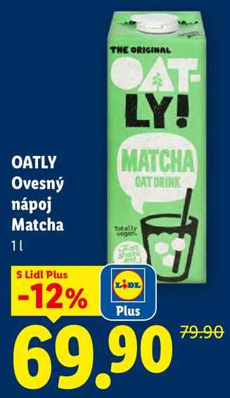 OATLY Ovesný nápoj Matcha, 11