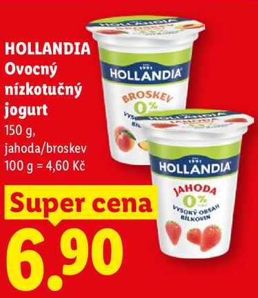HOLLANDIA Ovocný nízkotučný jogurt, 150 g