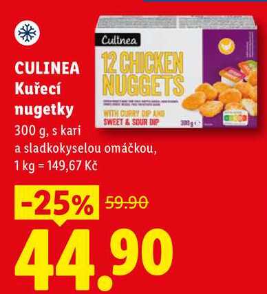 CULINEA Kuřecí nugetky, 300 g