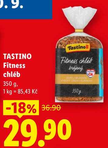 Tastino Fitness chléb, krájený, 350 g