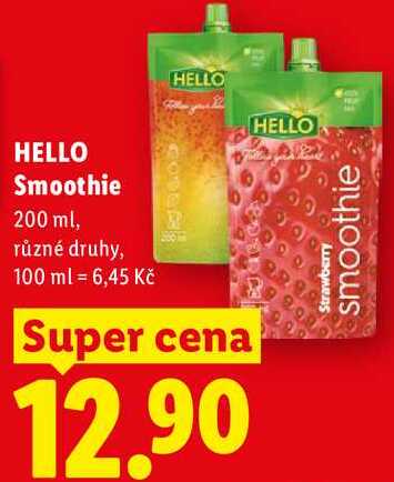 HELLO Smoothie, 200 ml Lidl