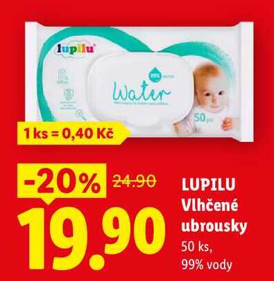 LUPILU Vlhčené ubrousky, 50 ks Lidl