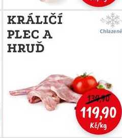 KRÁLIČÍ PLEC A HRUĎ Chlazené 1kg
