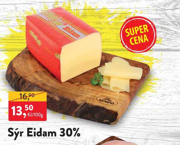 Sýr Eidam 30% 100g