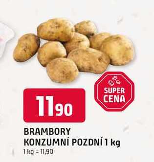 BRAMBORY KONZUMNÍ POZDNÍ 1 kg