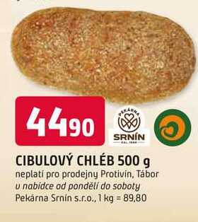 CIBULOVÝ CHLÉB 500 g