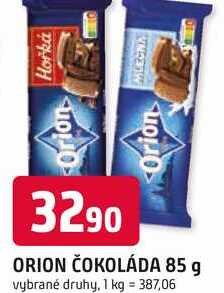 ORION ČOKOLÁDA 85 g