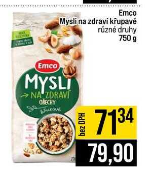 Emco Mysli na zdraví křupavé různé druhy 750 g