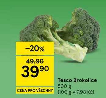 Tesco Brokolice, 500 g 