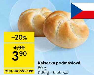 Kaiserka podmáslová, 60 g