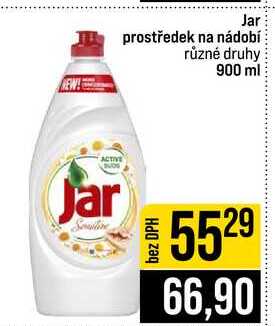 Jar prostředek na nádobí různé druhy 900 ml 