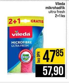 Vileda mikrohadřík ultra fresh 2+1 ks