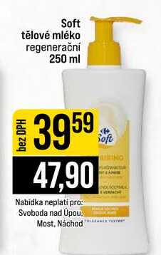 Soft tělové mléko regenerační 250 ml