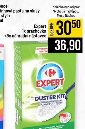 Expert 1x prachovka +5x náhradní nástavec
