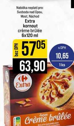 Extra kornout crème brûlée 6x120 ml