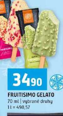 FRUITISIMO GELATO 70 ml vybrané druhy