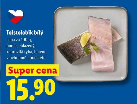 Tolstolobik bílý, cena za 100 g, porce