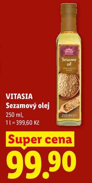 VITASIA Sezamový olej, 250 ml