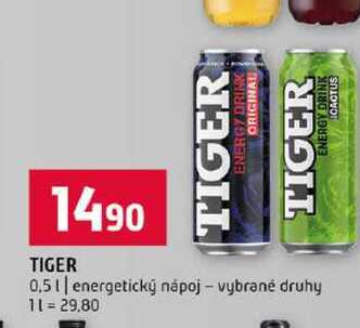TIGER 0.5l energetický nápoj vybrané druhy