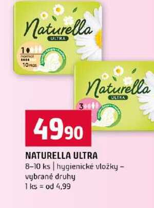 NATURELLA ULTRA 8-10 ks hygienické vložky vybrané druhy