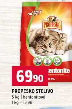PROPESKO STELIVO 5 kg bentonitové