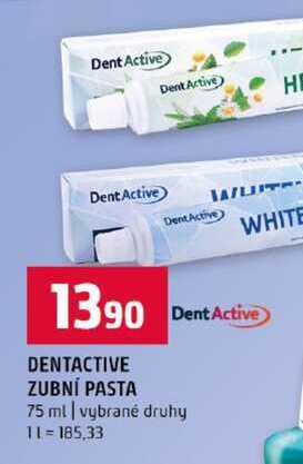 DENTACTIVE ZUBNÍ PASTA 75 ml vybrané druhy Terno