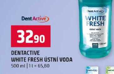 DENTACTIVE WHITE FRESH ÚSTNÍ VODA 500 ml Terno