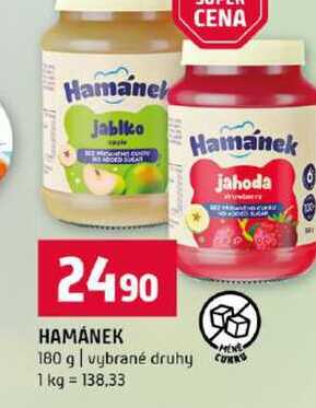 HAMÁNEK 180 g vybrané druhy