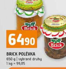 BRICK POLÉVKA 650 g vybrané druhy