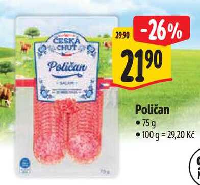 Poličan, 75 g