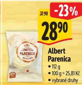 Albert Parenica, 112 g