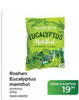 Roshen Eucalyptus menthol bonbony 200g